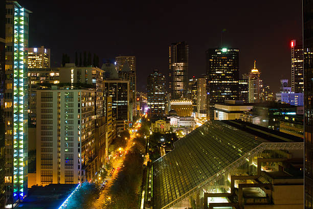 istock Vancouver BC Cityscape Night Scene 180695298