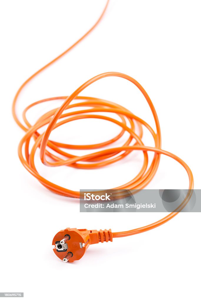 cable de alimentación - Foto de stock de Blanco - Color libre de derechos