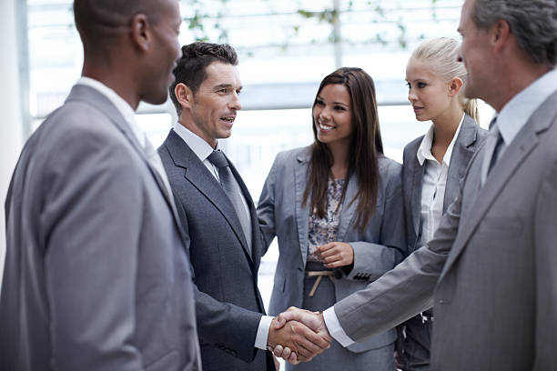 istock Climbing up the corporate ladder 180696805