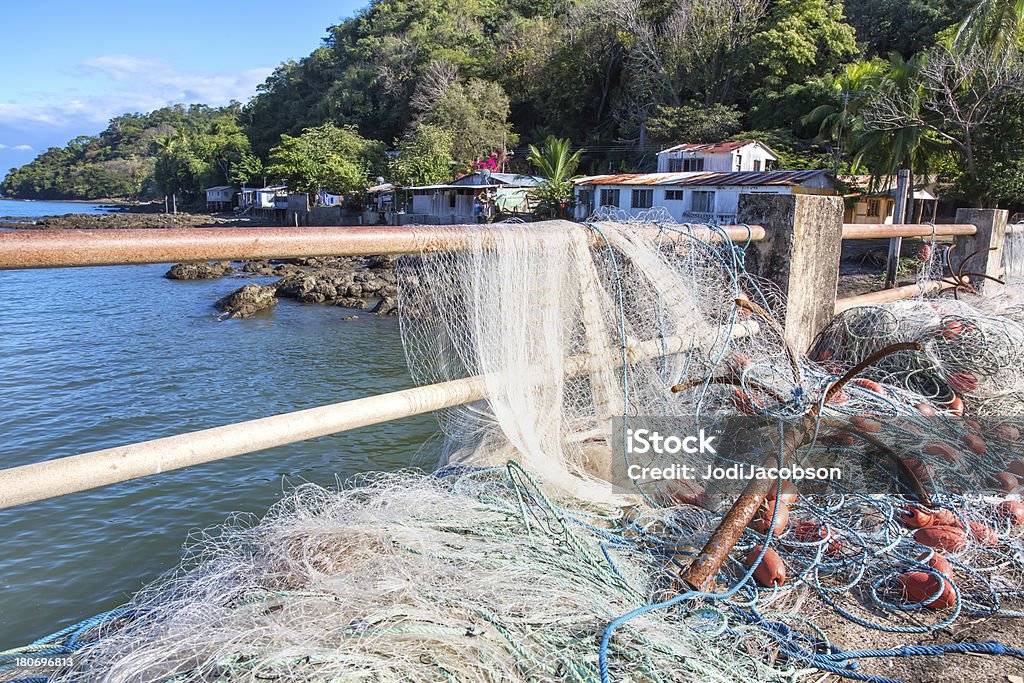 Enredado red de pesca y Marina cuerda - Foto de stock de Agua libre de derechos