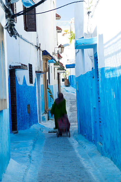 istock Woman Walking in Marrakech street 180697415