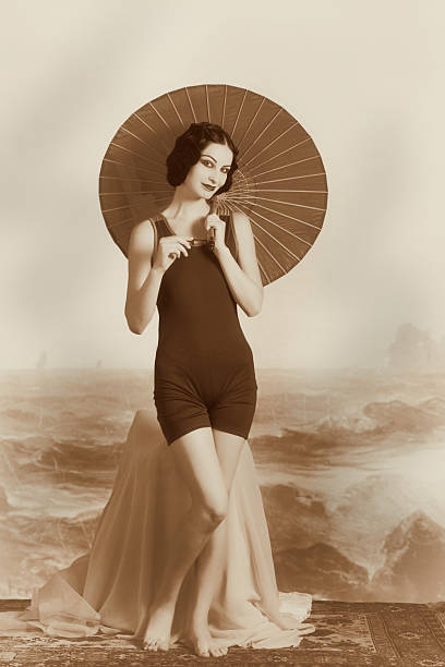 istock Flapper girl.Art Deco style. 180697523