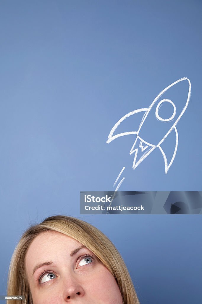 Blast de desconexión - Foto de stock de Cohete espacial libre de derechos