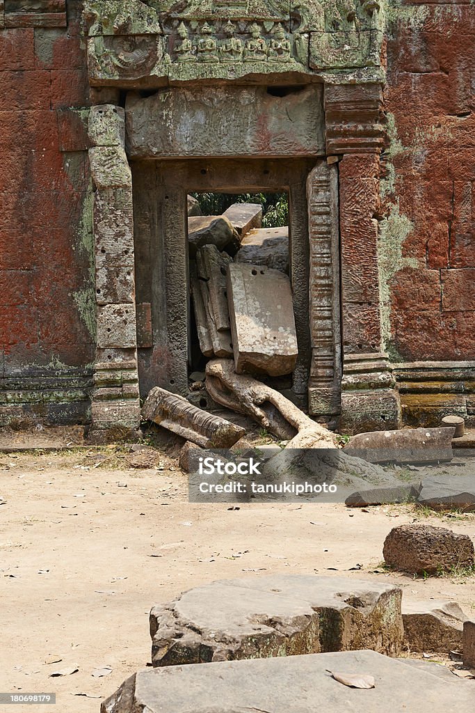 Ворота в Храм Та Прум - Стоковые фото Азия роялти-фри