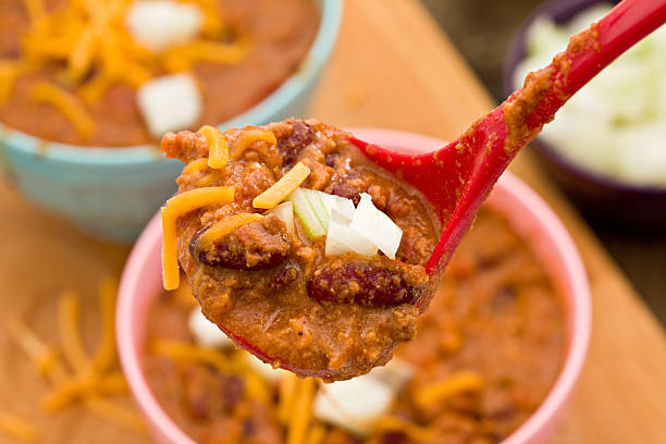 istock Chili On The Spoon 180698316