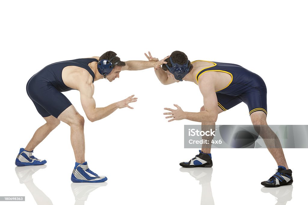 Wrestlers en acción - Foto de stock de 20 a 29 años libre de derechos