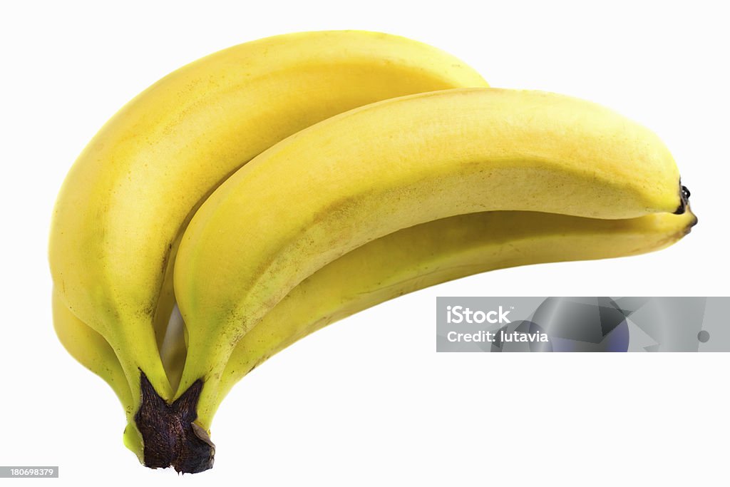bananas on white background Banana Stock Photo