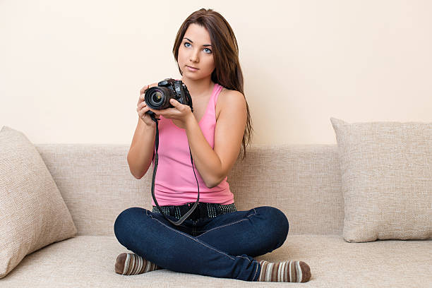 istock Girl on the bed. 180699671