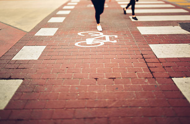 Paved bicycle lane.