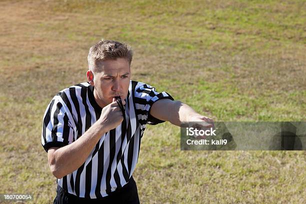 Soccer Referee Stock Photo - Download Image Now - 20-29 Years, 25-29 Years, Adult