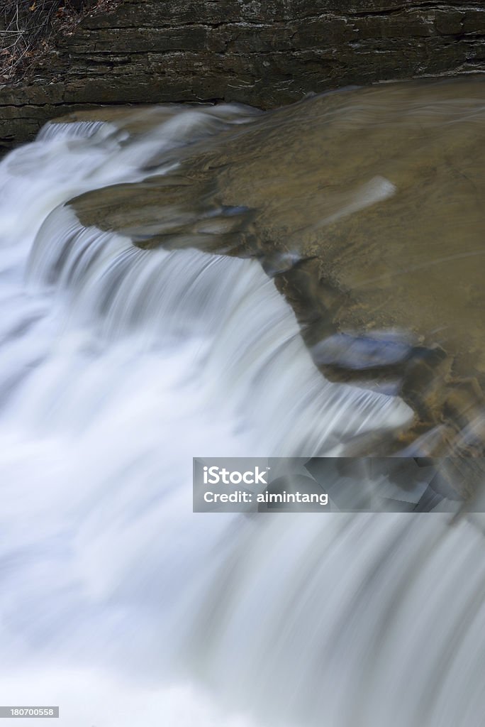 Cascadas en el parque estatal Buttermilk Falls - Foto de stock de Aire libre libre de derechos