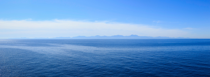 dark blue water of the open oceansee my