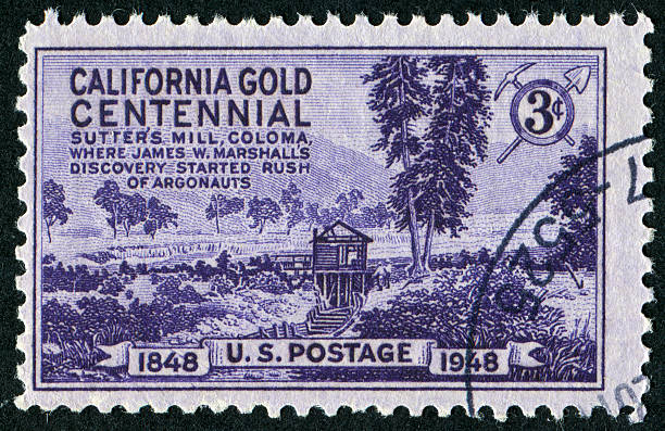 istock California Gold Rush Stamp 180701626