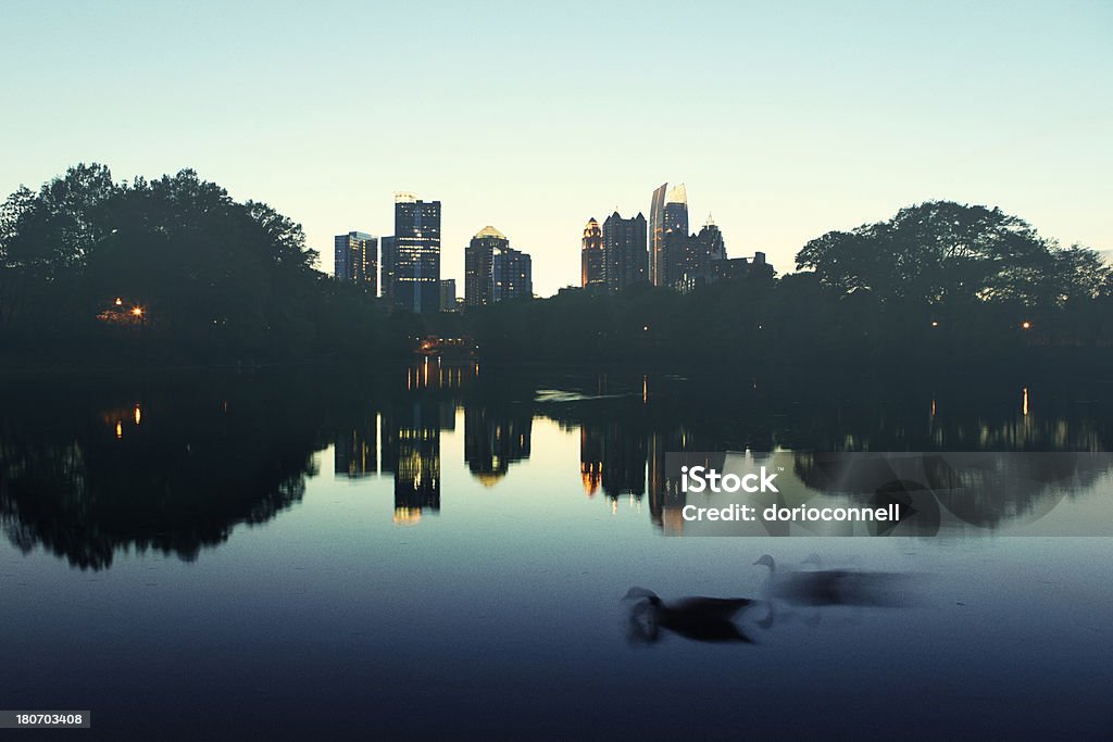 Piedmont Park à Atlanta - Photo de Atlanta libre de droits