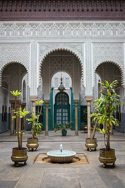 palácio de marrocos - morocco marrakech moroccan culture casablanca imagens e fotografias de stock