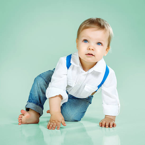 istock Little cute boy smiling 180703746