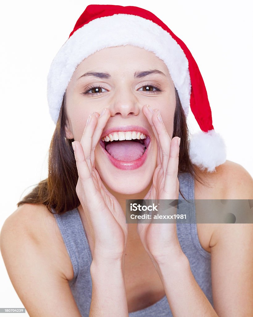 Deseando una habitación amplia y hermosa Navidad! - Foto de stock de Adolescencia libre de derechos