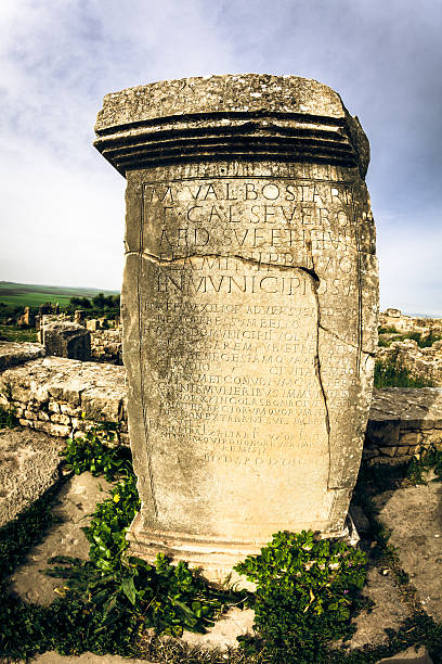 istock Old Roman Tomb in Volubilis, Morocco 180704286
