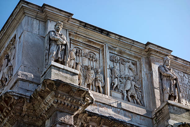 istock The Arch of Constantine, detail 180704523