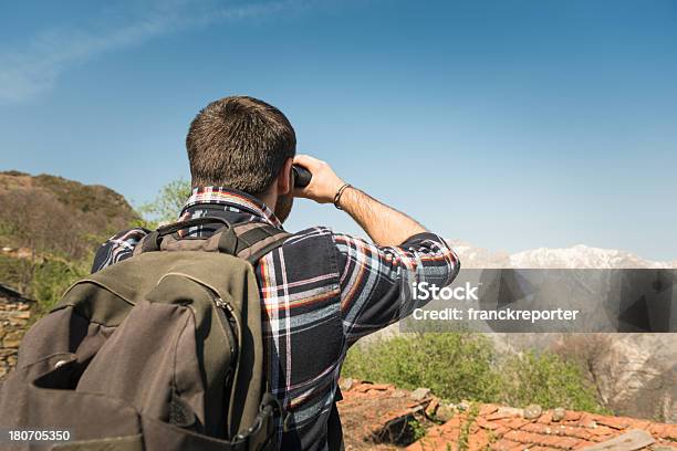 Looking Forward With The Binocular Stock Photo - Download Image Now - Searching, Achievement, Activity