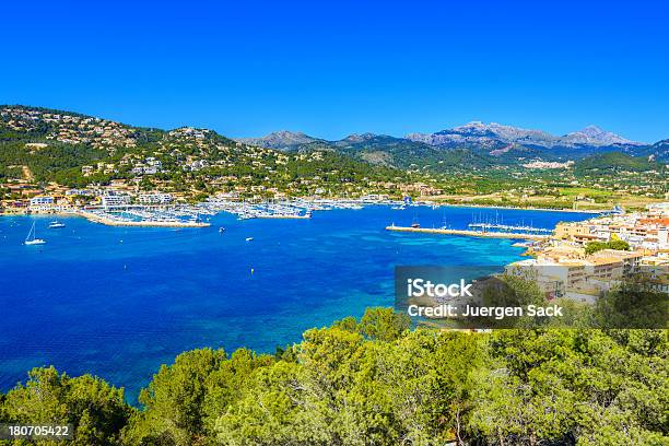 Puerto Andratx Und Sierra De Tramontana Stockfoto und mehr Bilder von Andratx - Andratx, Insel Mallorca, Ansicht aus erhöhter Perspektive