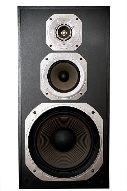 speaker isolated on white for fantastic music entertainmend