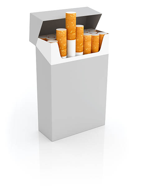 cigarette box - cigarette pack stock-fotos und bilder