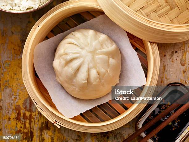 Gedämpftem Schweinefleisch Brötchen Stockfoto und mehr Bilder von Asiatische Kultur - Asiatische Kultur, Bambus - Graspflanze, Bambus - Material