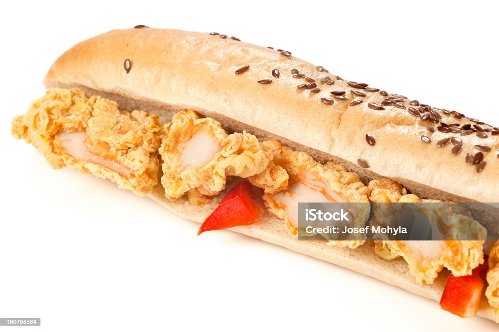 Sándwich con pollo - Foto de stock de Alimento libre de derechos