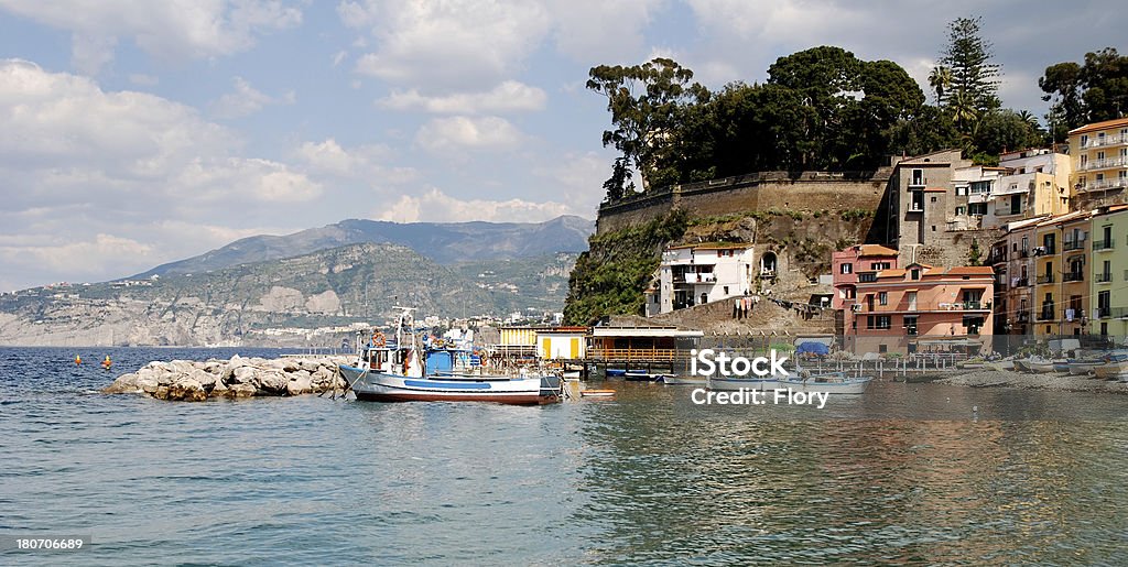 Sorrento Marina Grande View from the sea of aaaaMarina Grande in Sorrento tourist destination in Italy Marina Grande - Capri Stock Photo