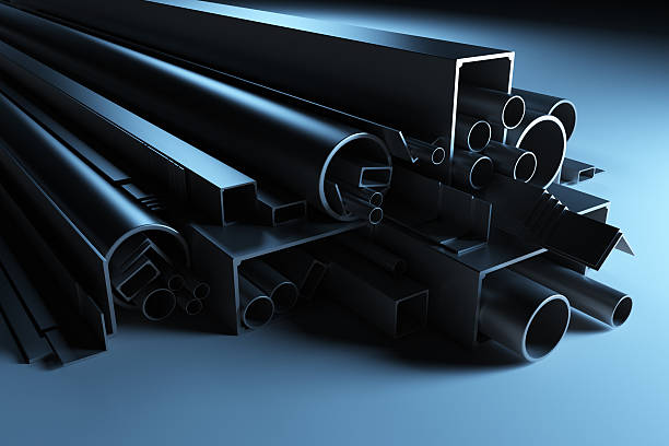 istock Group of Metal Tubes 180706882