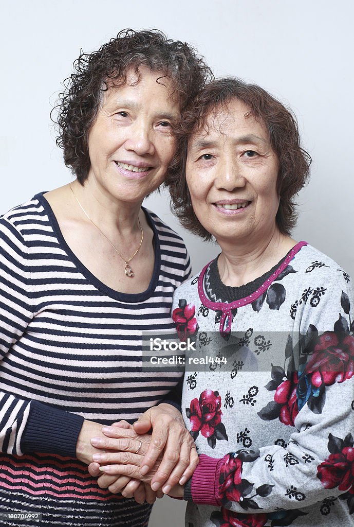 Meine Mutter und Tante - Lizenzfrei 60-64 Jahre Stock-Foto