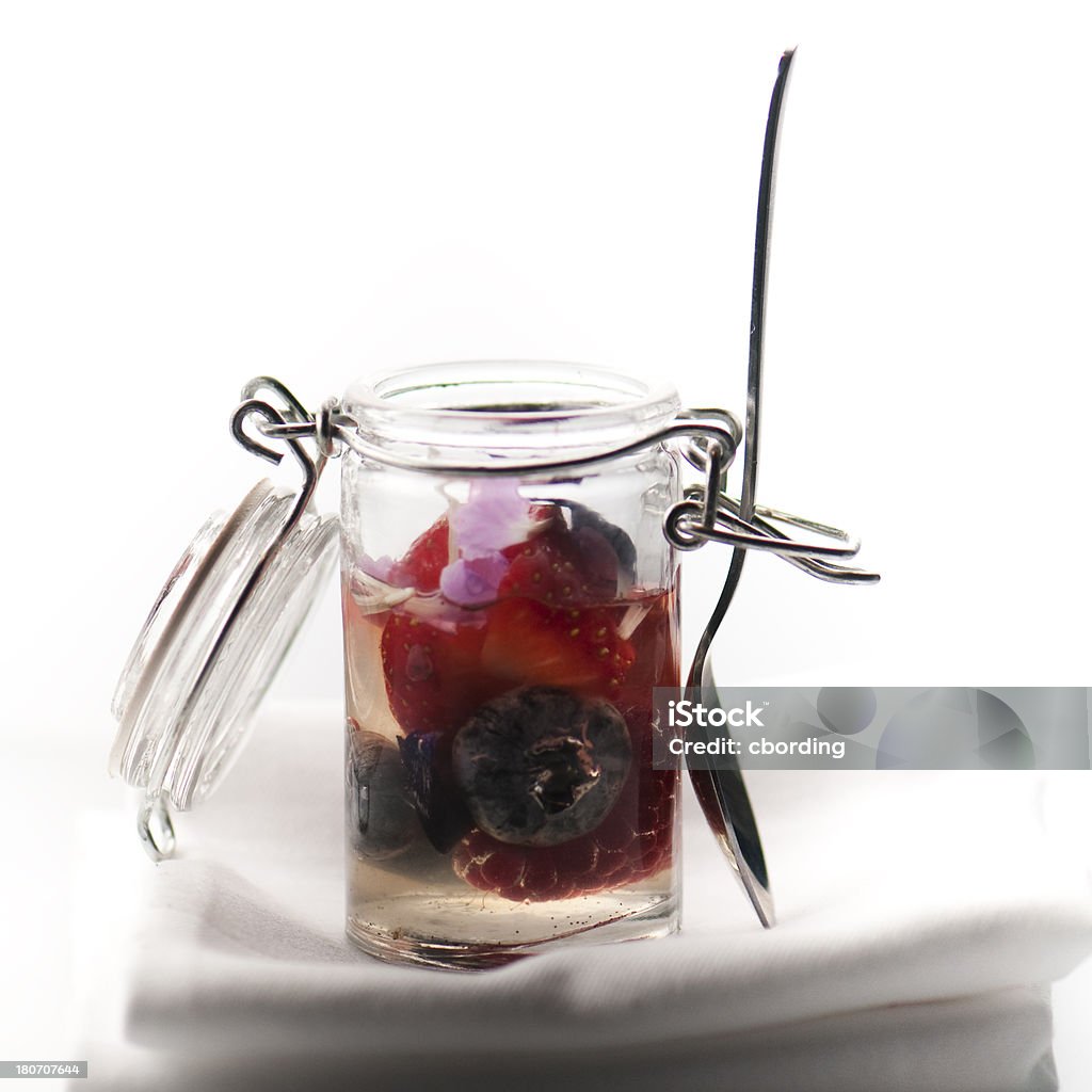 Berry dessert dans un bocal - Photo de Carré - Composition libre de droits