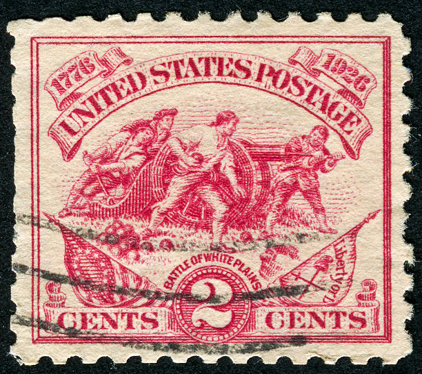 istock Battle Of White Plains Stamp 180707722