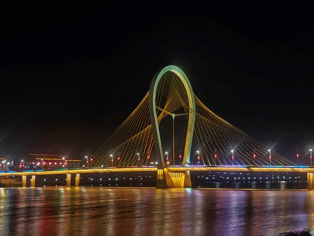 istock Sanming Taijiang Bridge at night 1807079624