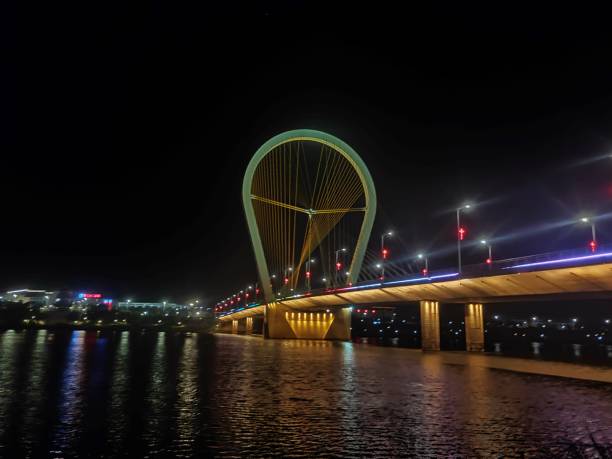 istock The construction of modern Bridges at night 1807079626