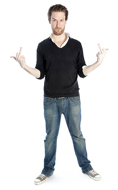 istock Attractive man wearing casual clothes isolated on a white background 180708046