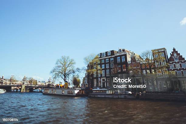 Amsterdam Amstel River Stock Photo - Download Image Now - Amstel River, Amsterdam, Bridge - Built Structure