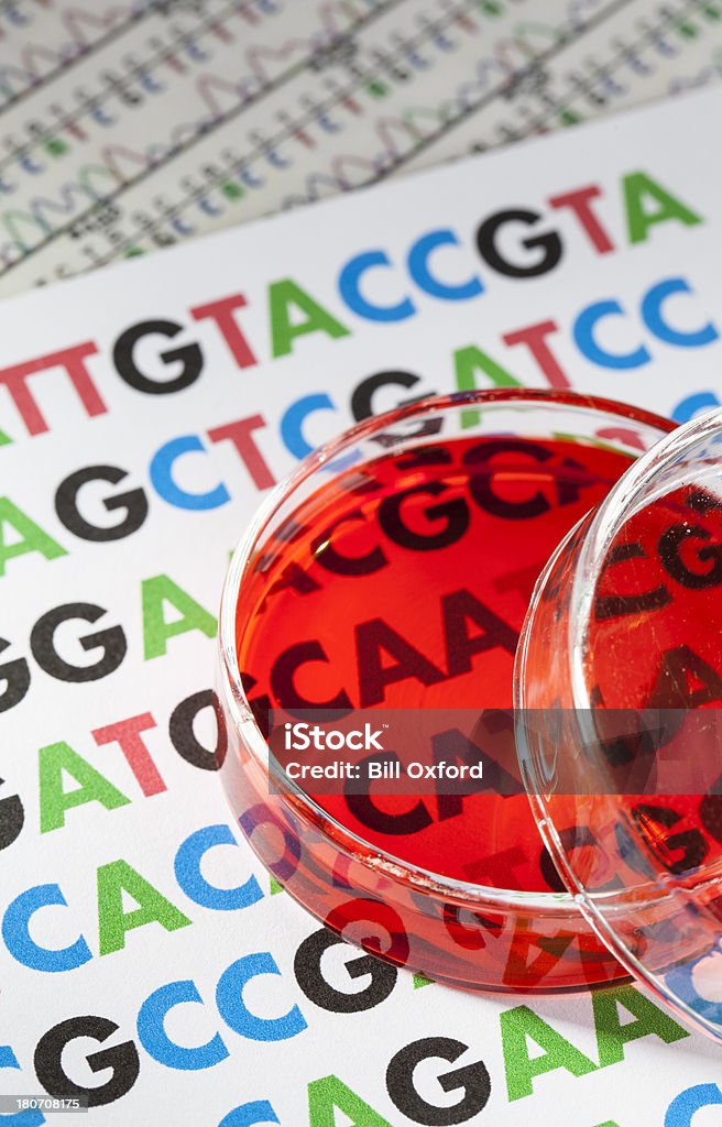 Sequenziamento del DNA - Foto stock royalty-free di DNA