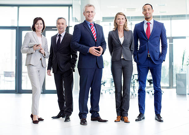 istock Strong team of business colleagues 180708399