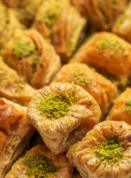 istock Assortment of Turkish baklava dessert 1807085336