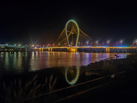 City Night suspension Bridge
