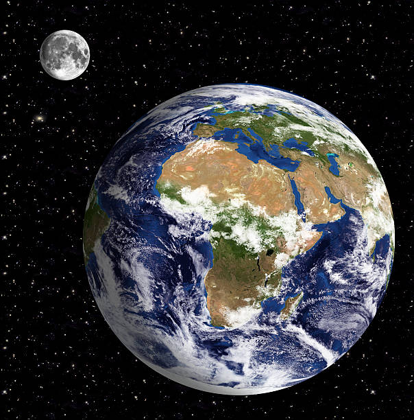 istock Earth Model: Europa and Africa View, Space in background 180708719
