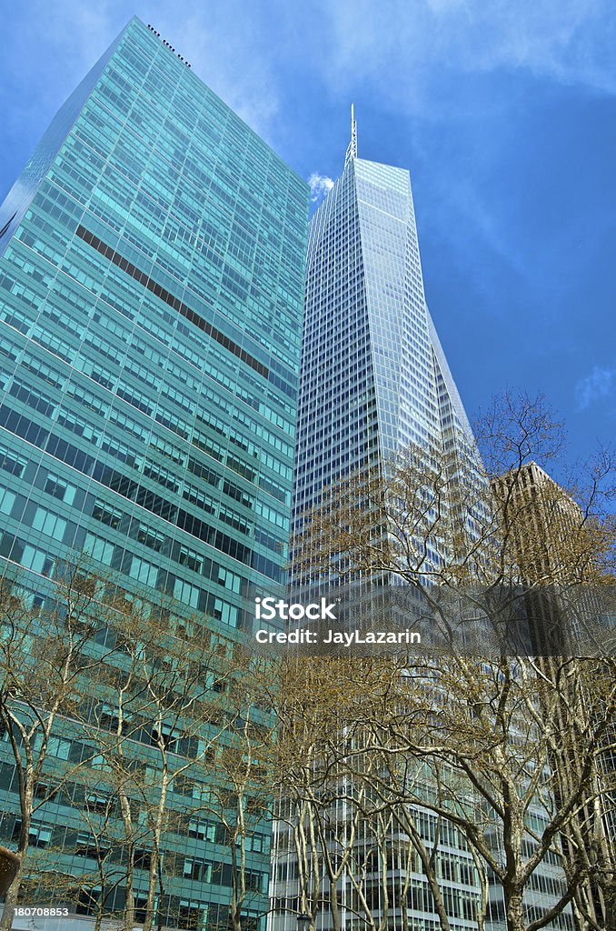 Torre del banco de américa paisaje de la ciudad, del área de Midtown de Manhattan, ciudad de Nueva York - Foto de stock de 42nd Street - Manhattan libre de derechos