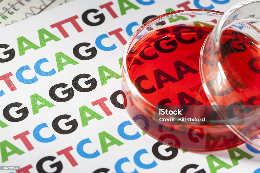 Sequenziamento del DNA - Foto stock royalty-free di Screening genetico