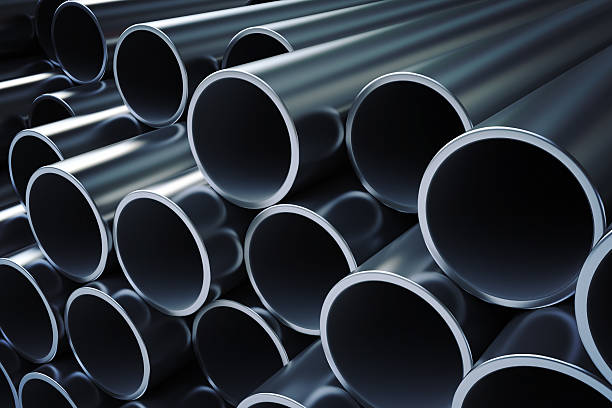 istock Group of Metal Tubes 180709226