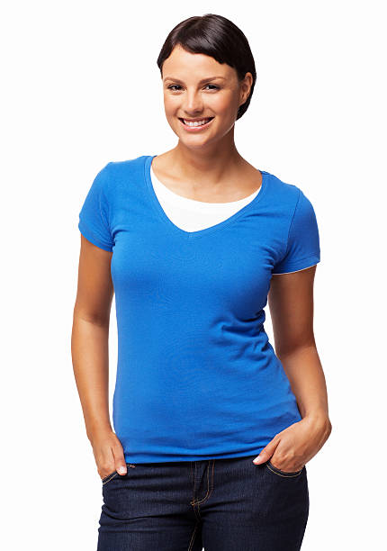 istock Woman Standing With Hands In Pockets - Isolated 180709424