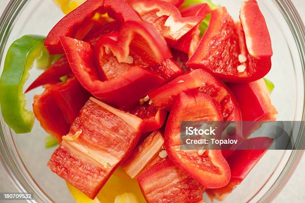 Fresh Pepper Stock Photo - Download Image Now - Bowl, Close-up, Color Image