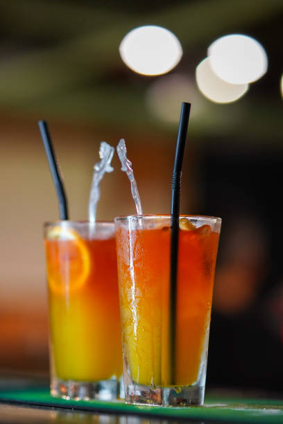 istock Refreshing Vodka OJ Screwdriver Cocktail stock photo 1807103417