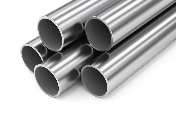 istock Group of Metal Tubes 180710566